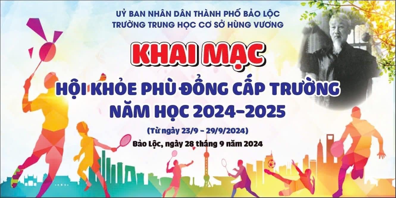 Hội khỏe Phù Đổng cấp trường năm học 2024-2025