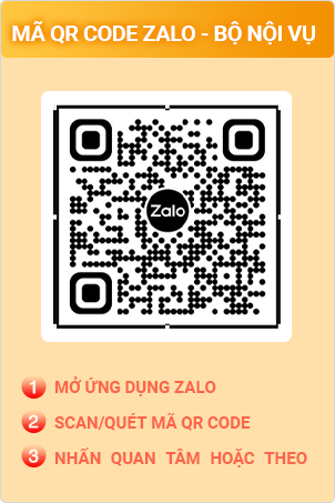 MÃ QR CODE ZALO BỘ NỘI VỤ